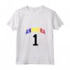 Donna Bandiera Andorra One Maglietta con Collo a V - Mostra il Tuo Amore per Andorra con Stile