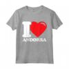 Bandiera a cuore I Love Andorra - Maglietta vintage per Patrioti di Andorra - Ideale per il Giorno dell'Indipendenza