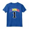 Bandiera Andorra One Maglietta - Mostra il tuo Amore e Orgoglio per Andorra con Stile - Ideale per Uomini, Donne e Bambini
