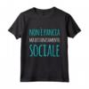 Non è Pancia Ma Distanziamento Sociale - Simpatica e Divertente Maglietta per Uomo e Donna - Regalo Ironico per Occasioni Speciali