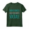 Non è Pancia Ma Distanziamento Sociale - Simpatica e Divertente Maglietta per Uomo e Donna - Regalo Ironico per Occasioni Speciali