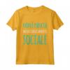 Non è Pancia Ma Distanziamento Sociale - Simpatica e Divertente Maglietta per Uomo e Donna - Regalo Ironico per Occasioni Speciali