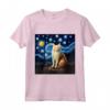 Notte Stellata del Gatto d'Angora Turco - Maglietta per Amanti dei Gatti d'Angora Turchi - Ideale per Compleanni