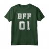 BFF 01 - Migliori Amici per Sempre - Migliore Amica Maglietta con Design Sportivo - Regalo Compleanno Natale