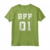 BFF 01 - Migliori Amici per Sempre - Migliore Amica Maglietta con Design Sportivo - Regalo Compleanno Natale