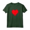 Maglietta Cuore Rosso con Inchiostro Splatter per San Valentino - T-shirt Amore Cuori San Valentino per Donne, Uomini, Ragazze, Ragazzi