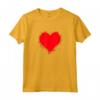 Maglietta Cuore Rosso con Inchiostro Splatter per San Valentino - T-shirt Amore Cuori San Valentino per Donne, Uomini, Ragazze, Ragazzi