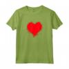Maglietta Cuore Rosso con Inchiostro Splatter per San Valentino - T-shirt Amore Cuori San Valentino per Donne, Uomini, Ragazze, Ragazzi