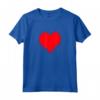 Maglietta Cuore Rosso con Inchiostro Splatter per San Valentino - T-shirt Amore Cuori San Valentino per Donne, Uomini, Ragazze, Ragazzi