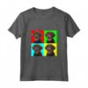 HapTiger Chocolate Labrador Maglietta - Artistic Dog Lover Apparel with Unique Designs