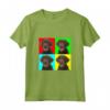 HapTiger Chocolate Labrador Maglietta - Artistic Dog Lover Apparel with Unique Designs