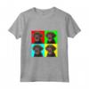HapTiger Chocolate Labrador Maglietta - Artistic Dog Lover Apparel with Unique Designs