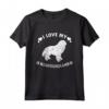 I Love My Newfoundland - Carino Regalo Cane Maglietta per Amanti dei Cani - Ideale per Compleanno o Natale