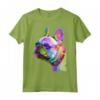 Frenchie Bulldog Francese Ritratto Pop Art Bouledogue Maglietta - Grande Regalo per Proprietari di Bulldog - Motivo per Cani