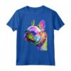 Frenchie Bulldog Francese Ritratto Pop Art Bouledogue Maglietta - Grande Regalo per Proprietari di Bulldog - Motivo per Cani
