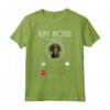 Bassotto My Boss - Maglietta per Amanti degli Animali e Proprietari di Cani - Regalo Ideale per Cani Papà e Cani Mamma