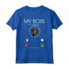 Bassotto My Boss - Maglietta per Amanti degli Animali e Proprietari di Cani - Regalo Ideale per Cani Papà e Cani Mamma