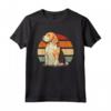 Cane da Compagnia Beagle Retro Sunset Maglietta - Design Carino con Tramonto Retrò - Ideale per Amanti dei Cani