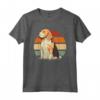 Cane da Compagnia Beagle Retro Sunset Maglietta - Design Carino con Tramonto Retrò - Ideale per Amanti dei Cani