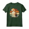 Cane da Compagnia Beagle Retro Sunset Maglietta - Design Carino con Tramonto Retrò - Ideale per Amanti dei Cani