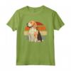 Cane da Compagnia Beagle Retro Sunset Maglietta - Design Carino con Tramonto Retrò - Ideale per Amanti dei Cani