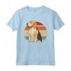 Cane da Compagnia Beagle Retro Sunset Maglietta - Design Carino con Tramonto Retrò - Ideale per Amanti dei Cani