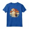 Cane da Compagnia Beagle Retro Sunset Maglietta - Design Carino con Tramonto Retrò - Ideale per Amanti dei Cani