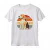 Cane da Compagnia Beagle Retro Sunset Maglietta - Design Carino con Tramonto Retrò - Ideale per Amanti dei Cani