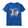 Siberian Husky Cane Dog Husky Power Maglietta - Leggera e Resistente - Ideale per Amanti dei Cani
