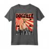 Retro Dogzilla Giapponese Piccolo Levriero Italiano Maglietta - Design Divertente per Amanti dei Cani - Regalo Unico