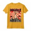 Retro Dogzilla Giapponese Piccolo Levriero Italiano Maglietta - Design Divertente per Amanti dei Cani - Regalo Unico