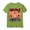 Retro Dogzilla Giapponese Piccolo Levriero Italiano Maglietta - Design Divertente per Amanti dei Cani - Regalo Unico