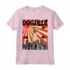 Retro Dogzilla Giapponese Piccolo Levriero Italiano Maglietta - Design Divertente per Amanti dei Cani - Regalo Unico