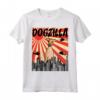 Retro Dogzilla Giapponese Piccolo Levriero Italiano Maglietta - Design Divertente per Amanti dei Cani - Regalo Unico