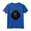 Faccia di Cane Barboncino Nero - Maglietta Divertente per Appassionati di Animali - Design Unico a Tema Cane