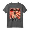 Retro Dogzilla Giapponese Belgian Malinois Maglietta - Divertente Regalo per Amanti dei Cani con Design Unico