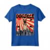 Retro Dogzilla Giapponese Belgian Malinois Maglietta - Divertente Regalo per Amanti dei Cani con Design Unico