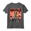 Retro Dogzilla Giapponese Australian Cattle Dog Maglietta - Design Divertente per Amanti dei Cani - Regalo Unico per Proprietari di Australian Cattle Dog