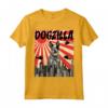 Retro Dogzilla Giapponese Australian Cattle Dog Maglietta - Design Divertente per Amanti dei Cani - Regalo Unico per Proprietari di Australian Cattle Dog