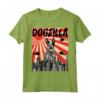 Retro Dogzilla Giapponese Australian Cattle Dog Maglietta - Design Divertente per Amanti dei Cani - Regalo Unico per Proprietari di Australian Cattle Dog