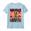 Retro Dogzilla Giapponese Australian Cattle Dog Maglietta - Design Divertente per Amanti dei Cani - Regalo Unico per Proprietari di Australian Cattle Dog