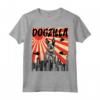 Retro Dogzilla Giapponese Australian Cattle Dog Maglietta - Design Divertente per Amanti dei Cani - Regalo Unico per Proprietari di Australian Cattle Dog