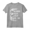 Best Bearded Pizza Loving Dog Dad Ever - Maglietta Compleanno Vintage per Uomo con Barba - Ideale per Festa del Papà e Allenamenti con Cani