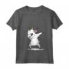 Donna Dabbing Capra Dab Dance Maglietta con Collo a V - Regalo per Proprietari di Capre - Design Goat Illustrazione