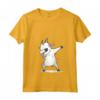 Donna Dabbing Capra Dab Dance Maglietta con Collo a V - Regalo per Proprietari di Capre - Design Goat Illustrazione