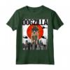 Canezilla Dogzilla Giapponese Leonberger Maglietta - Design Divertente Vintage - Regalo per Amanti dei Cani
