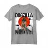Canezilla Dogzilla Giapponese Leonberger Maglietta - Design Divertente Vintage - Regalo per Amanti dei Cani