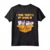 Cute & Funny I Think There's A Spy Among Us Puppy Cats Maglietta - Adorable Pet Jokes Tee for Kids