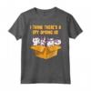 Cute & Funny I Think There's A Spy Among Us Puppy Cats Maglietta - Adorable Pet Jokes Tee for Kids