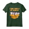 Cute & Funny I Think There's A Spy Among Us Puppy Cats Maglietta - Adorable Pet Jokes Tee for Kids